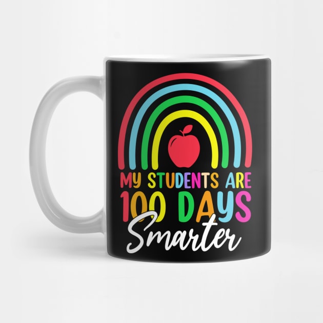 My Students Are 100 Days Smarter 100th Day Of School Teacher by ArtistTee ⭐⭐⭐⭐⭐
